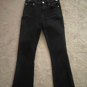 7 For All Mankind Jet Black Jeans
